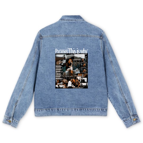 Discover This Is Why Men's Denim Jackets, Paramore Riot Men's Denim Jackets, 2023 Tour Paramore Men's Denim Jackets, Music Tour 2023 Men's Denim Jackets