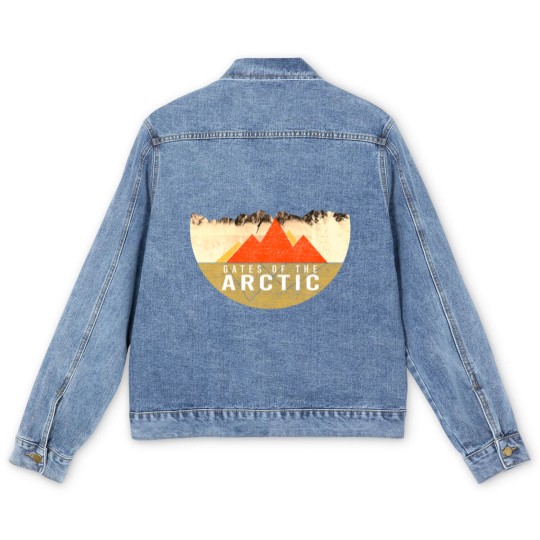 Discover Retro USA Mountain - Gates Of The Arctic National Men's Denim Jackets
