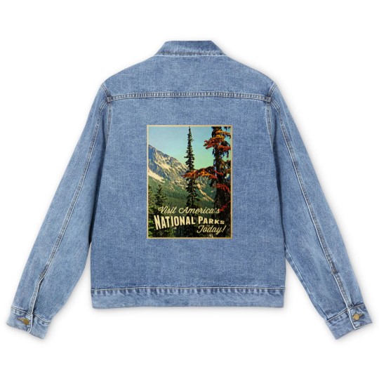Discover America's National Parks Men's Denim Jackets