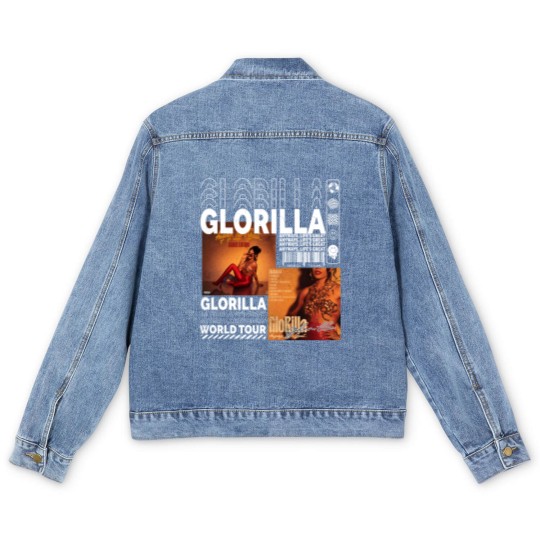 Discover Glorilla Rap Men's Denim Jackets, Hiphop 90s Vintage Merch Hot 97 Summer Jam Tour 2023 Men's Denim Jackets