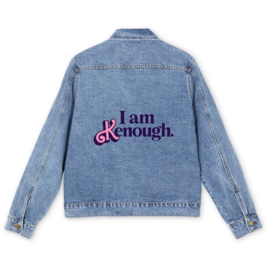Discover I Am Kenough Men's Denim Jackets, I Am Kenough Men's Denim Jackets, I Am Kenough Men's Denim Jackets, Tie Dye Ken Men's Denim Jackets