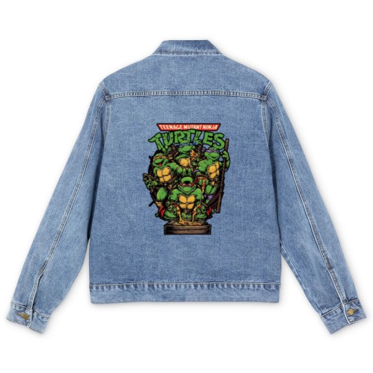 Discover Vintage Ninja Turtle Men's Denim Jackets, Teenage Mutant Ninja