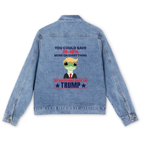 Discover You Could Save 20-40% More On Everything By Switching Back To Trump Men's Denim Jackets