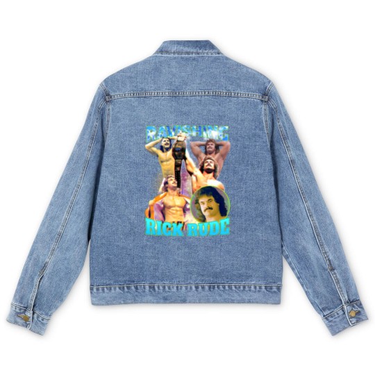 Discover R.Ic.K R.U.D.E Bo.O.Tl.E.G Men's Denim Jackets