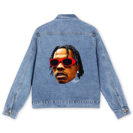 Discover LIL BABY Men's Denim Jackets, Lil Baby Rap Men's Denim Jackets Concert Merch