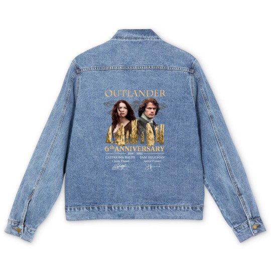 Discover Outlander 6th anniversary 2014-2022 Men's Denim Jackets