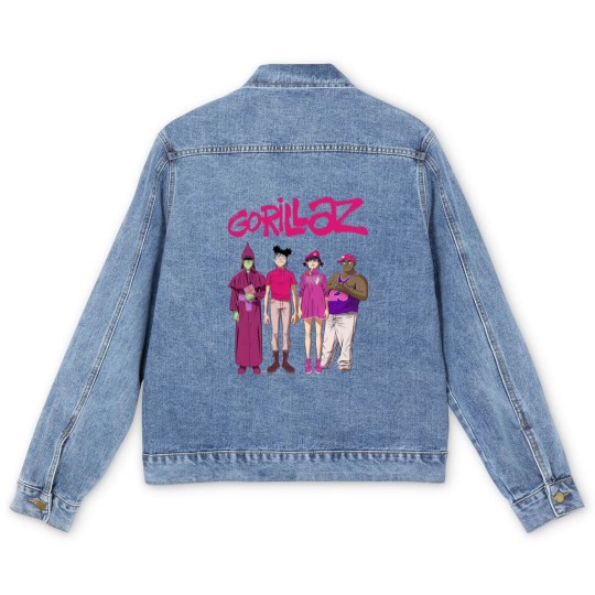 Discover Vintage 90s Gorillaz Men's Denim Jackets