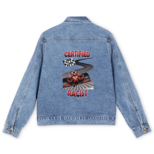 Discover Certified Racist Men's Denim Jackets,