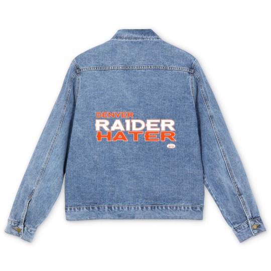 Discover Denver Raider Hater Men's Denim Jackets