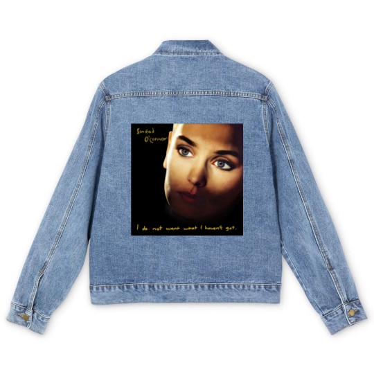 Discover RIP Sinead O'Connor Men's Denim Jackets, Sinead O'Connor I Do No Want What I Haven't Got Men's Denim Jackets