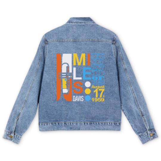 Discover Miles Davis Kind Of Blue Men's Denim Jackets - John Coltrane - Blue Note Records