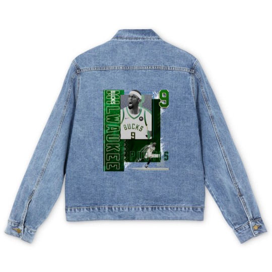Discover Bobby Portis Basketball Paper Poster Bucks 2 - Bobby Portis - Men's Denim Jackets