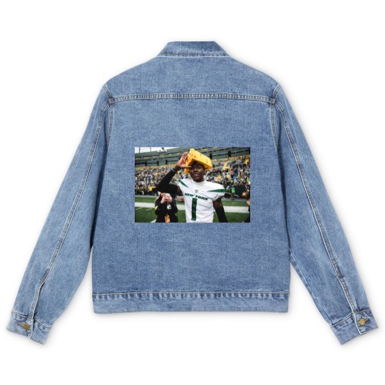 Discover Sauce Cheesehead Men's Denim Jackets