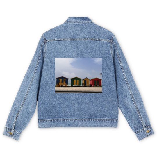 Discover Beach Huts in Cape Town Men's Denim Jackets