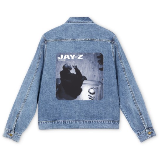 Discover Jay Z Album Cover Graphic Men's Denim Jackets Men's Denim Jackets