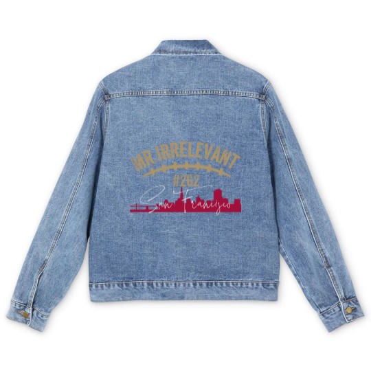 Discover Mr Irrelevant Men's Denim Jackets, San Francisco Brock Purdy Men's Denim Jackets