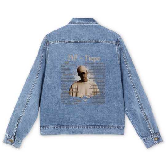 Discover NF Hope Rap Men's Denim Jackets, NF Hope Vintage Retro 90s Graphic Men's Denim Jackets