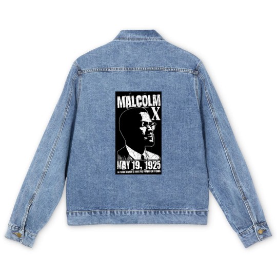 Discover Malcolm X Anniversary Men's Denim Jackets/