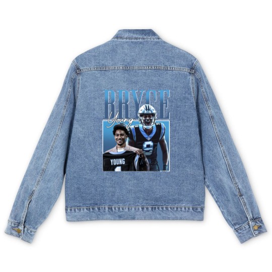 Discover Bryce Young Carolina Panthers Men's Denim Jackets
