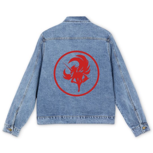 Discover Ace Combat - Alicorn Emblem Men's Denim Jackets