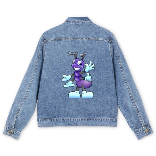 Discover cartoon ant Men's Denim Jackets