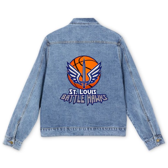 Discover Battle Hawks St Louis - St Louis Battle Hawks - Men's Denim Jackets