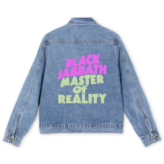 Discover Men Black Sabbath Master Of Reality Particular Men's Denim Jackets Men's Denim Jackets