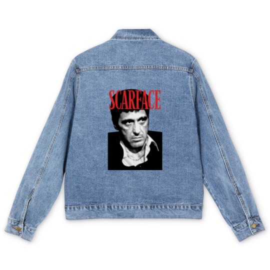 Discover Scarface Tony Montana Movie Men's Denim Jackets