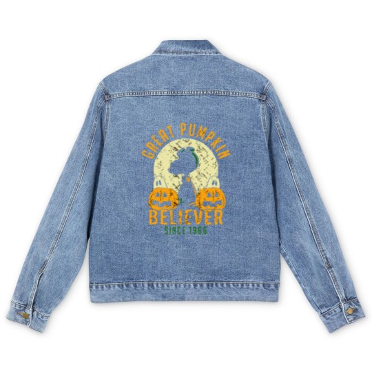 Discover Great Pumpkin Believer Men's Denim Jackets