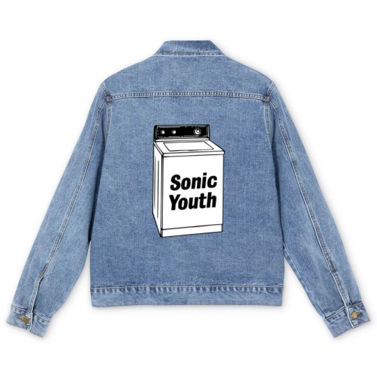 Discover Vintage Sonnic Youth Washing Machine Experimental Men's Denim Jackets