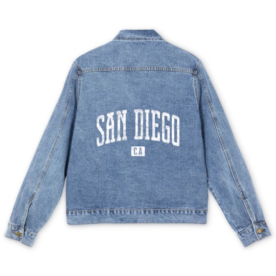 Discover San Diego CA Vintage City - San Diego - Men's Denim Jackets