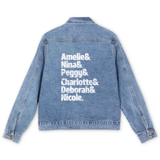 Discover Techno Amelie & Nina & Peggy & Charlotte & Deborah Men's Denim Jackets