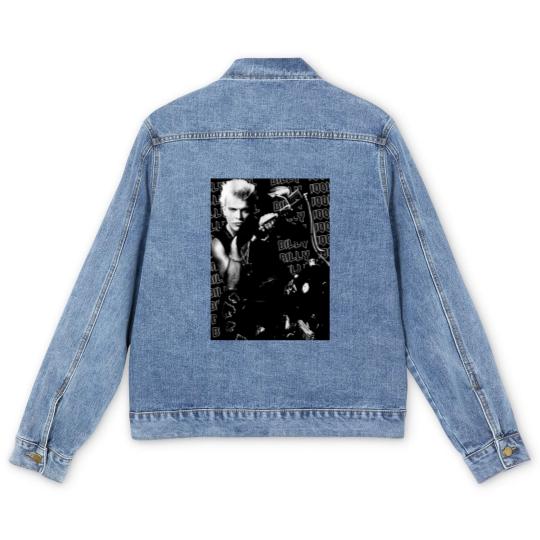 Discover Vintage Billy Idol Men's Denim Jackets, Billy Idol Live Tour 2023 Men's Denim Jackets