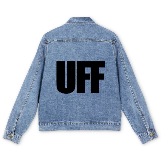 Discover UFF Schwarz Men's Denim Jackets