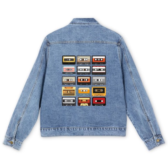 Discover Cassette Tape - Cassette Tape - Men's Denim Jackets