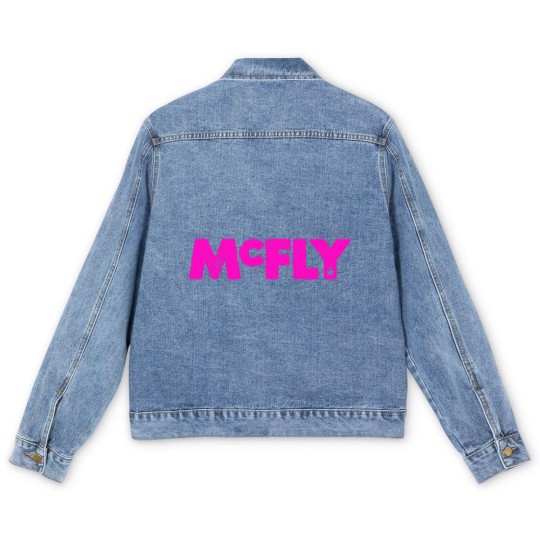 Discover McFly Logo pink Men's Denim Jackets