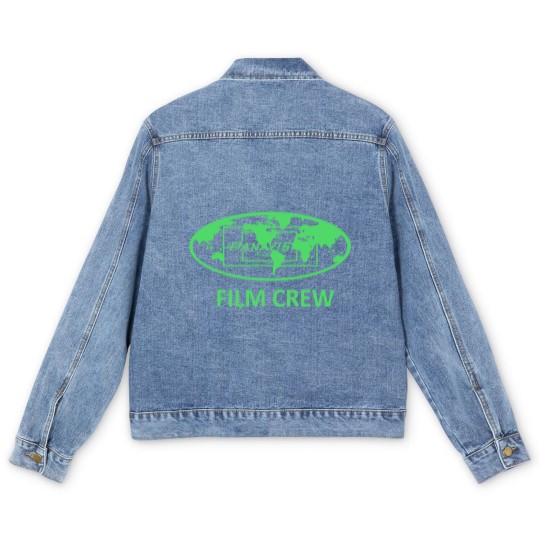 Discover Vintage 90s Panavision Men's Denim Jackets - 90s Panavision Movie Men's Denim Jackets Men's Denim Jackets
