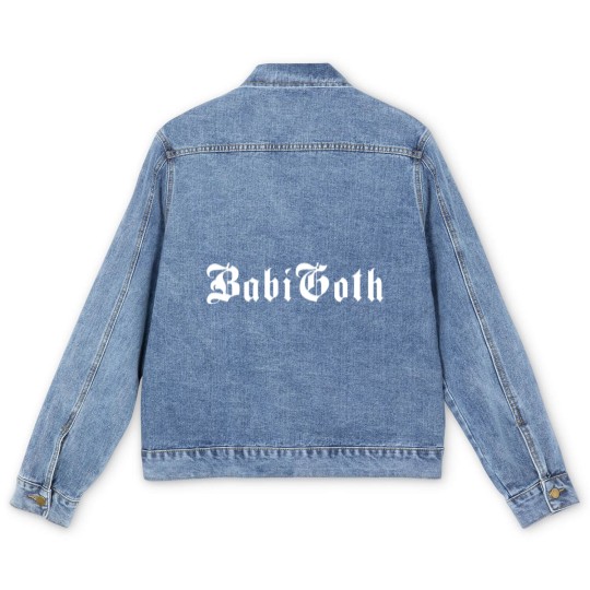 Discover BabiGoth Gothic Pastel Goth Nu Goth Soft Goth Men's Denim Jackets