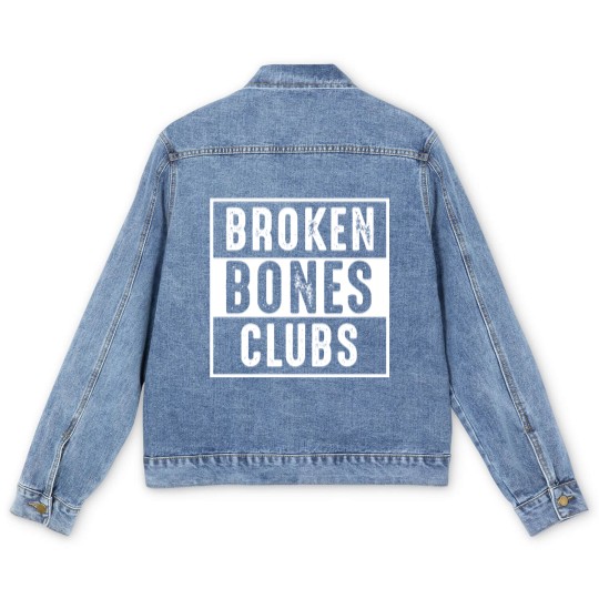 Discover Vintage 1970's Broken Bone Club - Broken Bones - Men's Denim Jackets