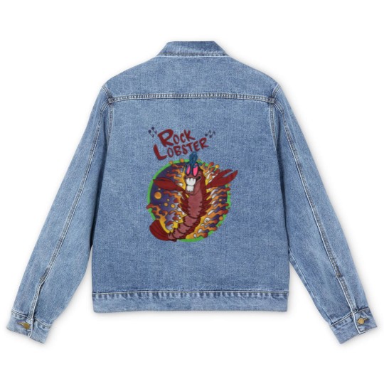 Discover Vintage B-52’s Rock Lobster 90s Band Men's Denim Jackets