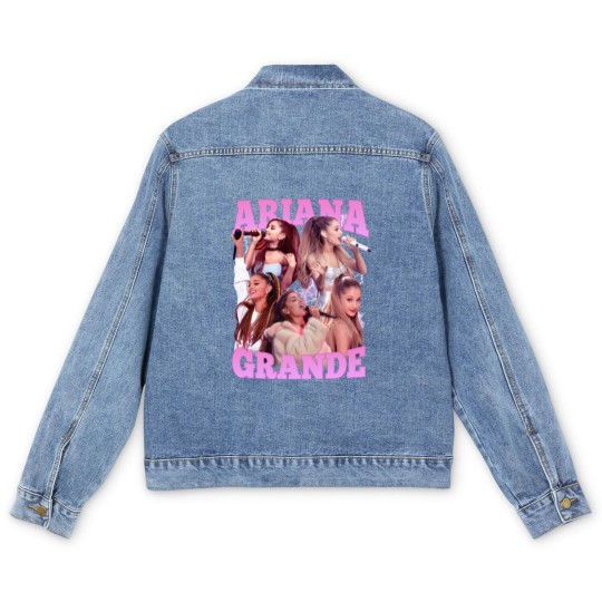 Discover Ariana Men's Denim Jackets, Ariana Merch, Vintage Ariana Men's Denim Jackets