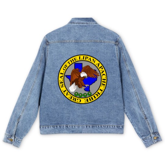 Discover Lipan Apache Tribe's Great Seal Womens Dark T Men's Denim Jackets