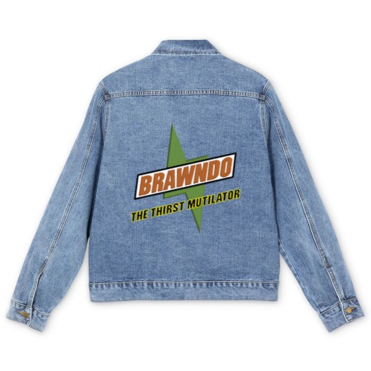 Discover Brawndo - The Thirst Mutilator - vintage logo - Brawndo - Men's Denim Jackets