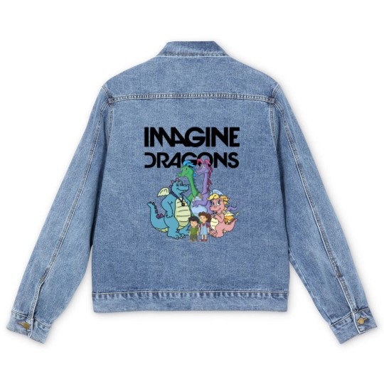 Discover Dragon Tales Imagine Dragon Men's Denim Jackets