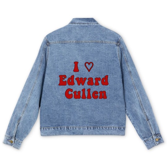 Discover I Love Edward Cullen - Twilight - Men's Denim Jackets