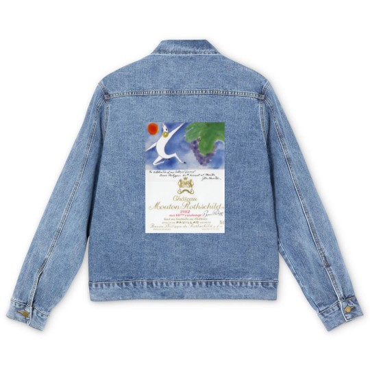 Discover Château Mouton Rothschild Classic Men's Denim Jackets Men's Denim Jackets