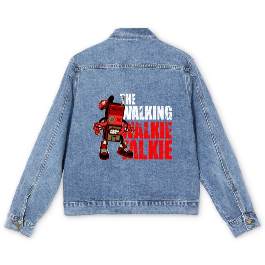 Discover The Walkie Talkie Radio Giftidea Men's Denim Jackets