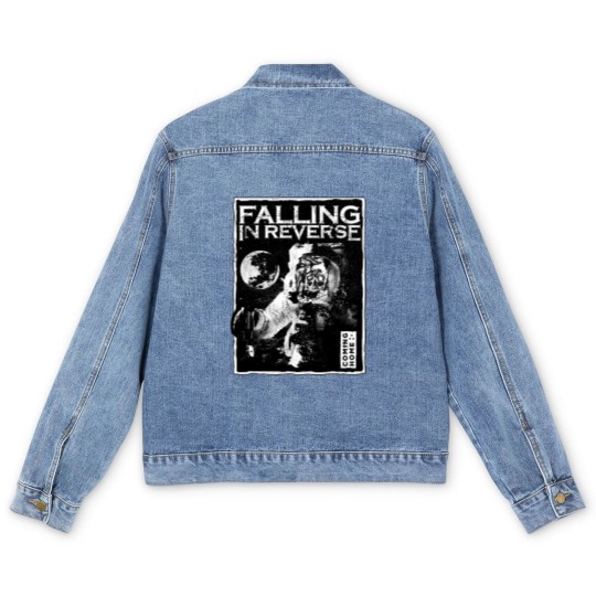 Discover Falling In Reverse Men's Denim Jackets, Falling In Reverse The Popular Mons Tour 2023 Men's Denim Jackets