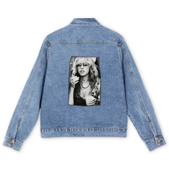 Discover Stevie Nicks Black Vintage Vintage Men's Denim Jackets,