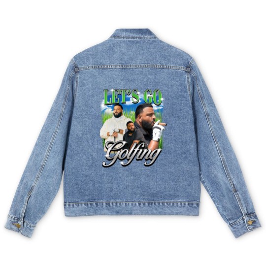 Discover Lets Go Golfing Dj Khaled Men's Denim Jackets, God Did Men's Denim Jackets, DJ Khaled Fan Gift